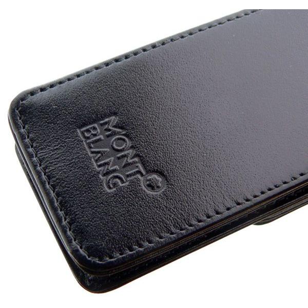 MONTBLANC（モンブラン） ペンケース 筆箱 革 2本用 2本差 ブラック