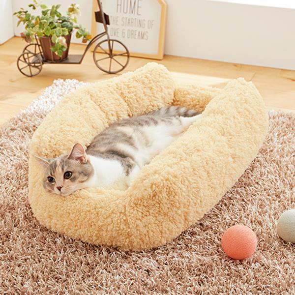 犬ベッド 猫ベッド 抗菌防臭ふんわりサンドイッチベッド SS 秋 冬