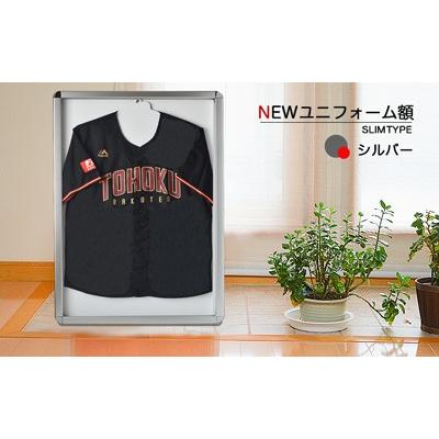 ユニフォーム額縁 スリム シルバー UVカット : ポスターパネル