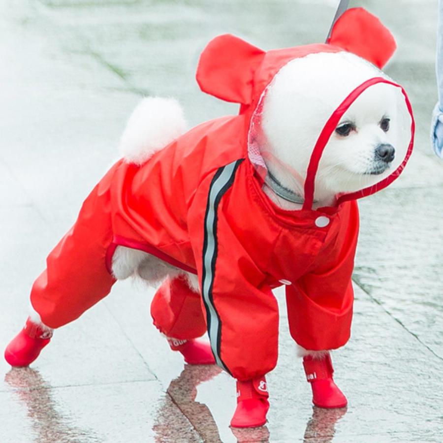 ペット レインコート 犬用 雨具 可愛い 犬服 ウェア 梅雨 ドッグ