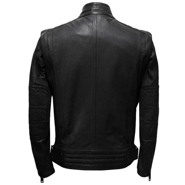 DIESEL（ディーゼル） レザー ブルゾン メンズ 革ジャン ライダース