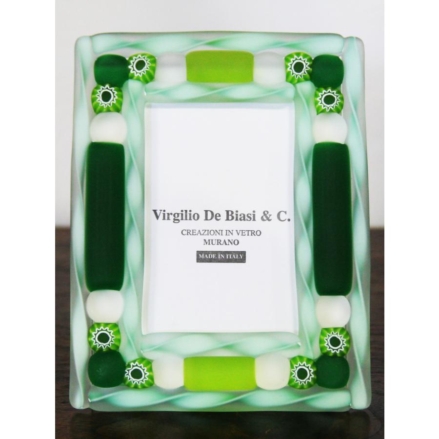 フォトフレーム 写真立て ベネチアングラス製 ベネチアガラス