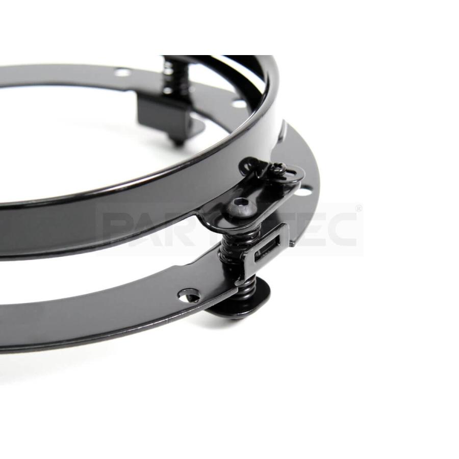 ハーレー 7インチ ヘッドライト ブラケット 固定金具 ステンレス製