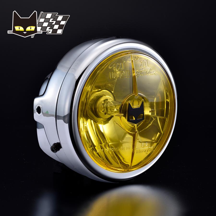 モンキー エイプ MARCHAL マーシャル ヘッドライトレンズ イエロー 819