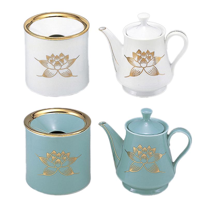 水差しセット 白 青磁 31005 31006 和柄 日本 絵 画 仏具 仏前 供養