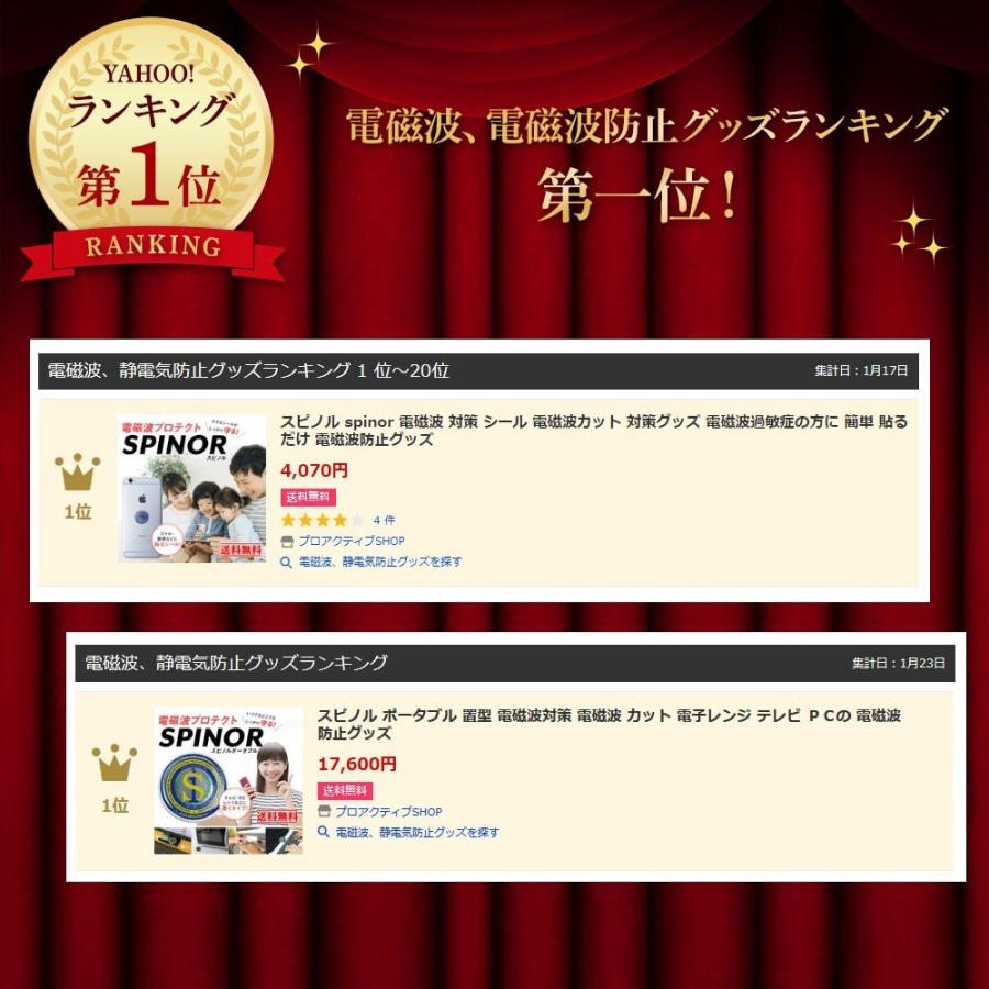 電磁波防止グッズ スピノル ルーム 部屋全体 お得な2個セット 電磁波