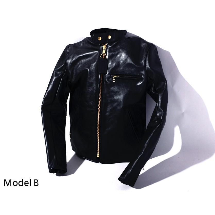 VANSON（バンソン） ライダースジャケット レザーライダース B メンズ