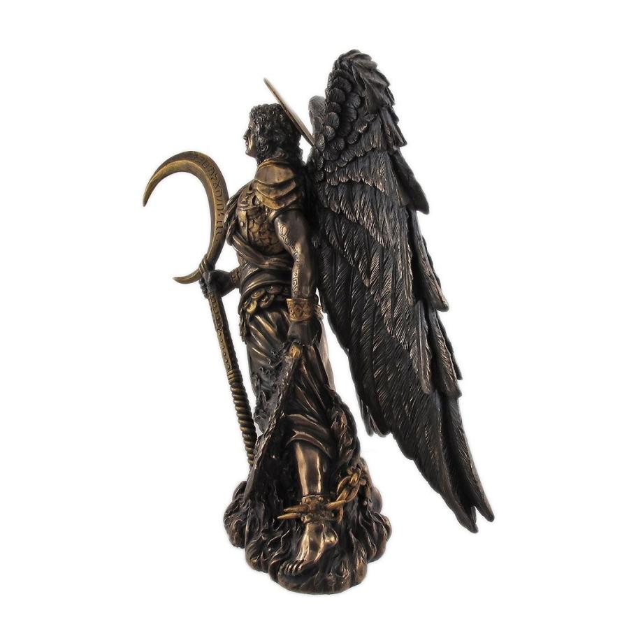 大天使ガブリエル ブロンズ風彫像 彫刻/ 守護天使 聖霊 福音 加護 受胎