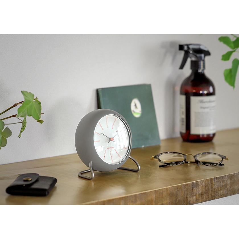 ARNE JACOBSEN table clock BANKERS グレー ］国内正規品 アルネ