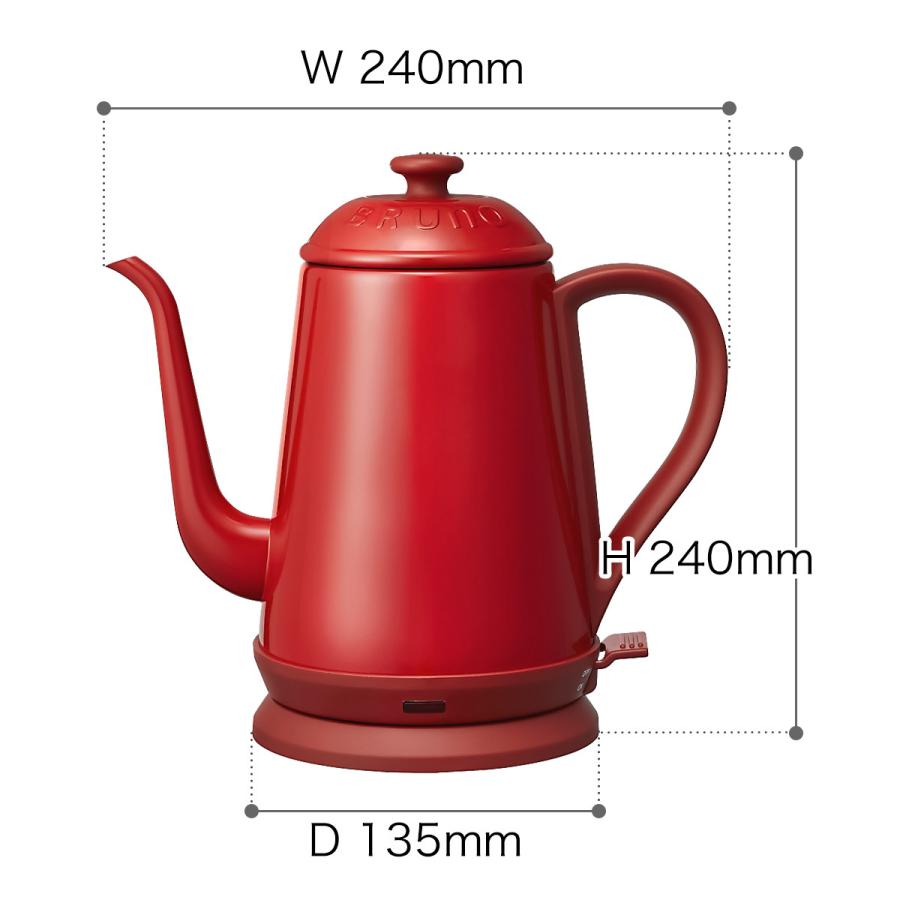 BRUNO（ブルーノ） ［ ステンレスデイリーケトル ］特典付 ステンレス