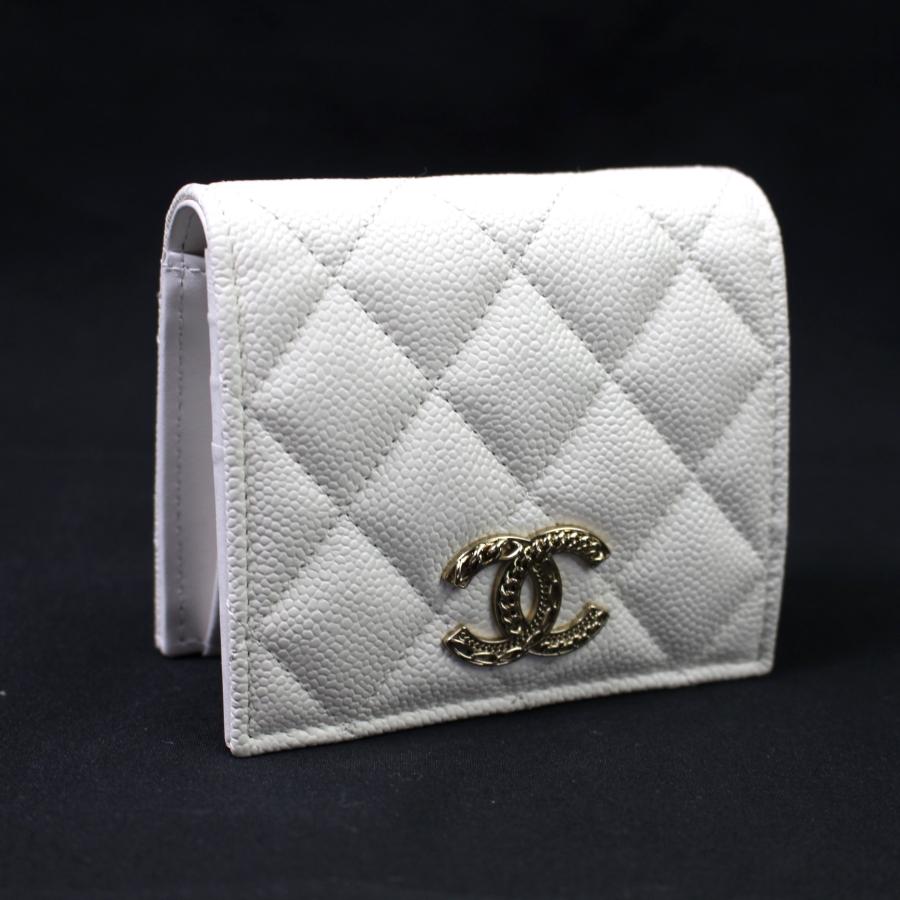 CHANEL（シャネル） 新作 未使用品 ミニ ウォレット キャビアスキン