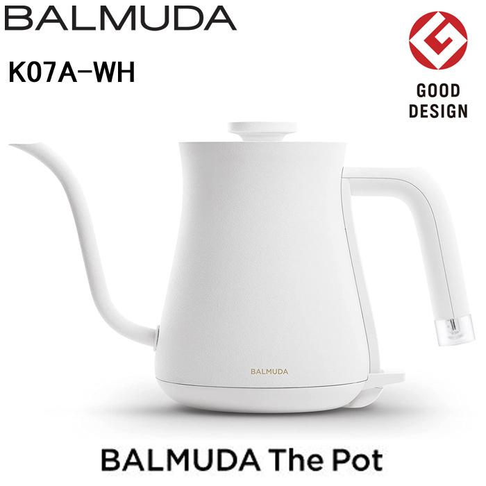 BALMUDA The Pot (送料無料) バルミューダ K07A-WH 電気ケトル ザ