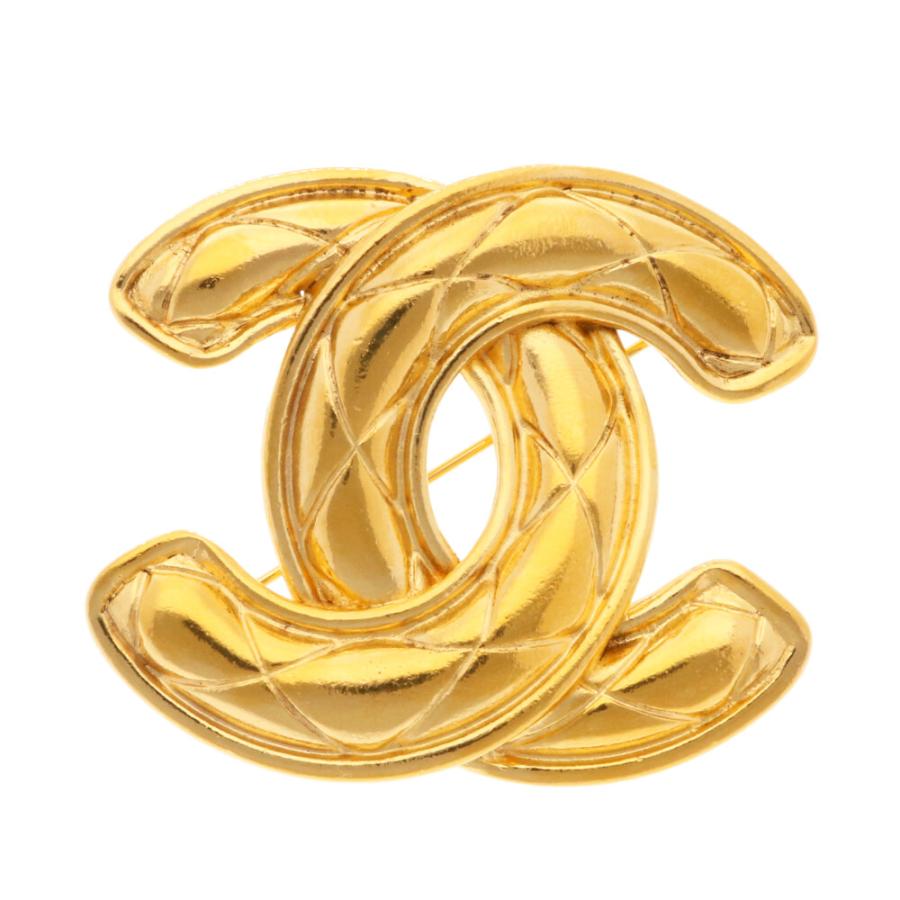 美品】CHANEL (シャネル) ゴールド ブローチ 箱付き 99A刻印 美品