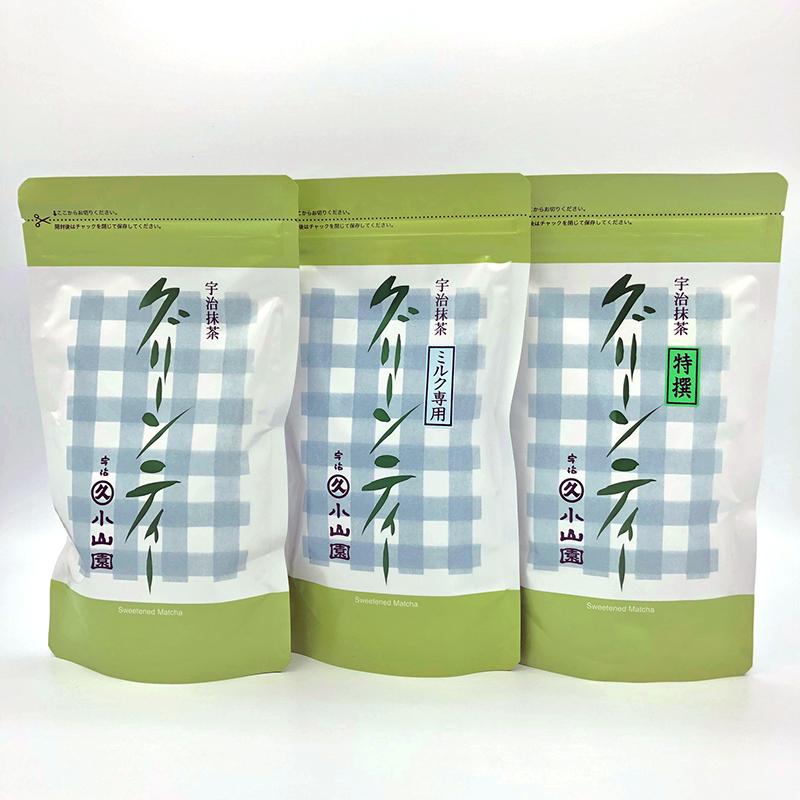 抹茶 宇治 丸久小山園 特選グリーンティー 200g 袋詰 製菓 粉末