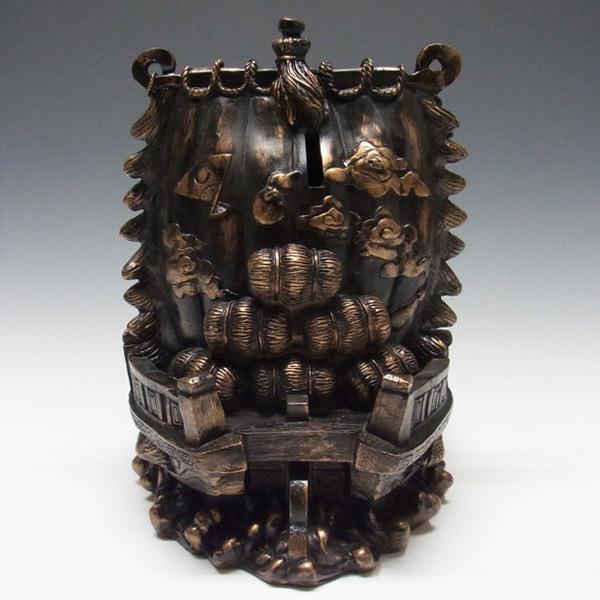 七福神 宝船（小） 高さ25cm 置物 : 仏像と縁起物の専門店 龍祥本舗