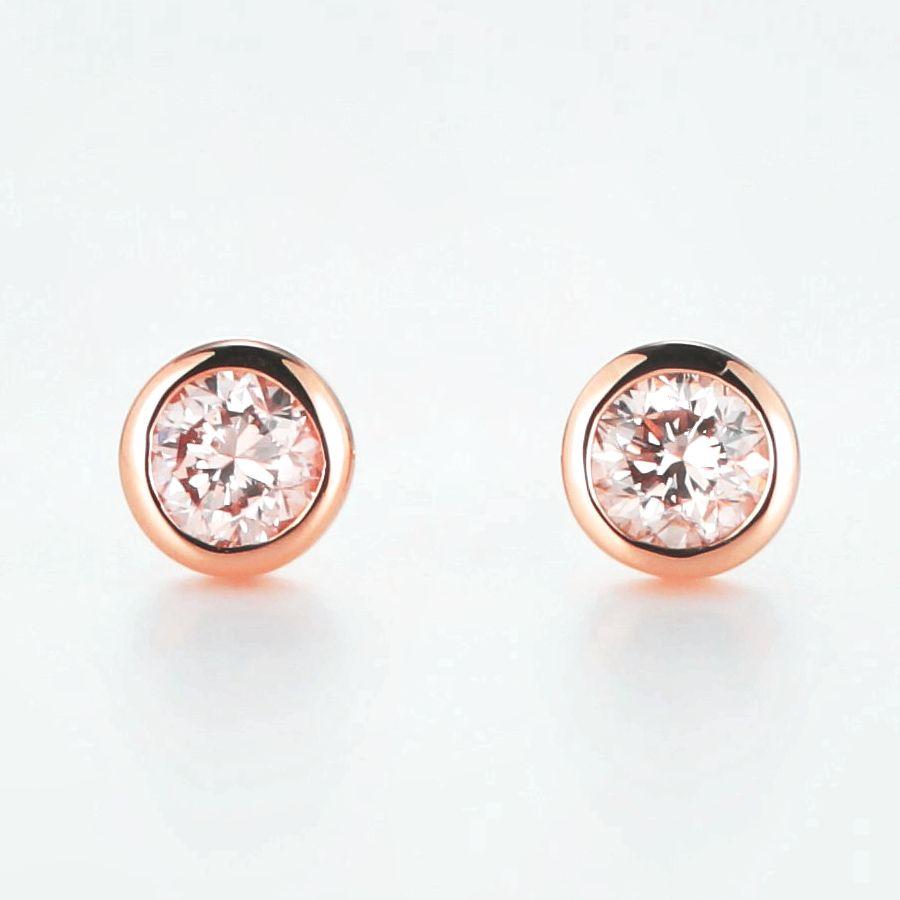 DAIYA（ダイヤ） ダイヤモンド ピアス 一粒 K18 0.3カラット