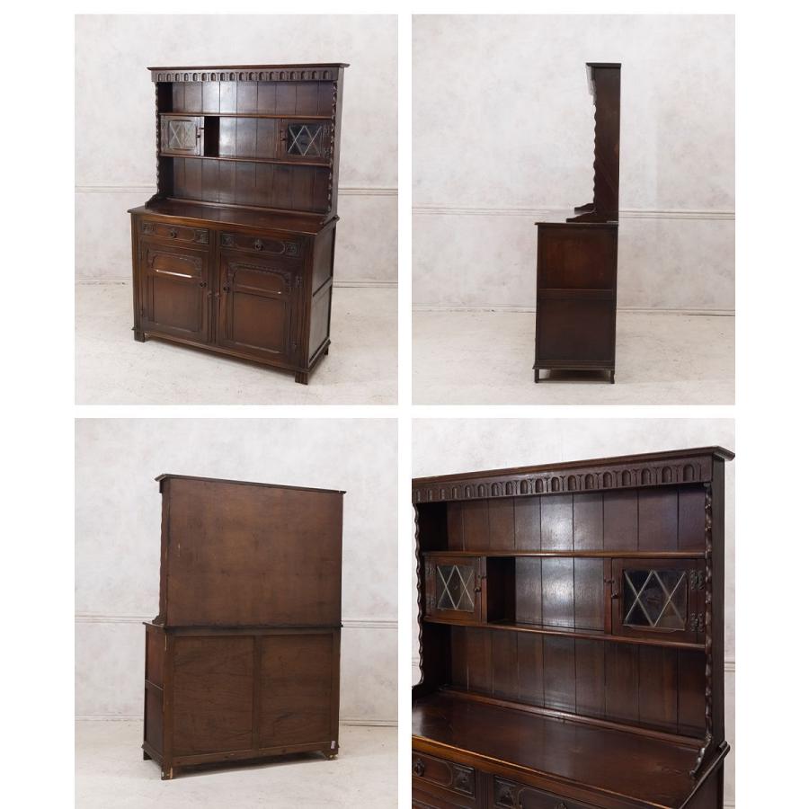 アンティーク家具 安い 食器棚 カップボード キャビネット イギリス