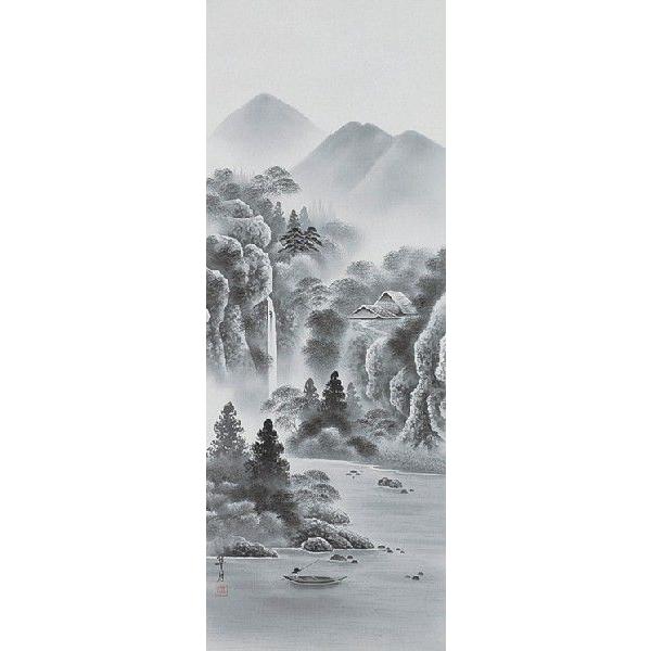 掛け軸専門 掛軸 販売 通販店 水墨山水（小林 翠月） 年中掛け 水墨画