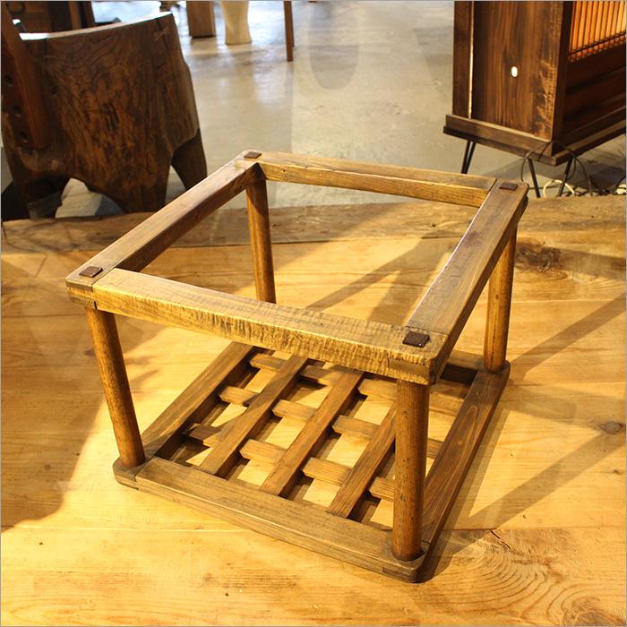 こたつ やぐら ローテーブル ガラステーブル 天然木 昭和レトロ