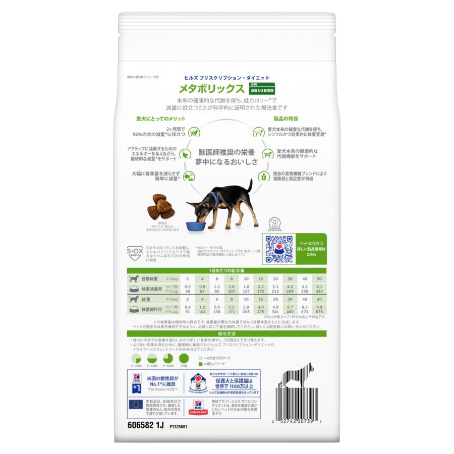 ヒルズ ＼10％OFFクーポン有／ 犬 フード メタボリックス プリスク