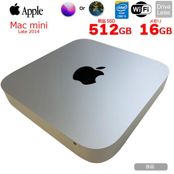 Mac mini Apple MGEN2J/A A1347 Late 2014 小型デスク 選べるOS