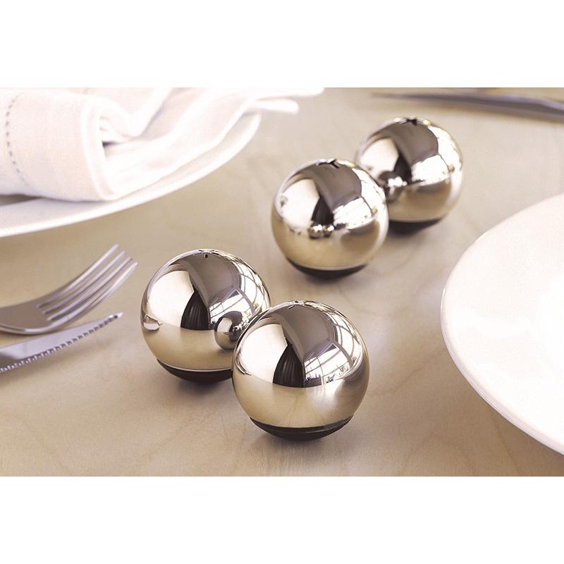 MENU 調味料入れ おしゃれ 容器 ボール型 ステンレス製 ソルト