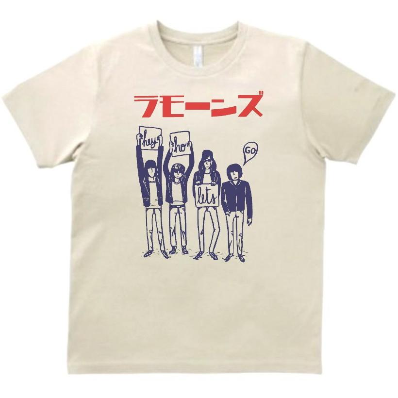 音楽・バンド・ロック・シネマ Tシャツ カタカナ RAMONES ラモーンズ