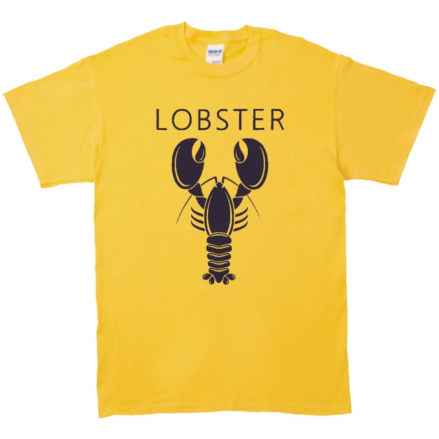 動物・生き物 Tシャツ ロブスター LOBSTER イエロー : Tシャツ専門店