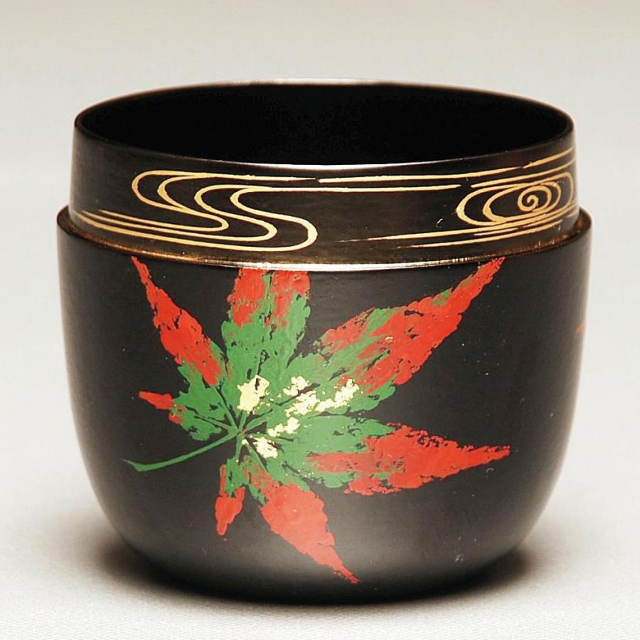 c666 寸胴茶器 﨔 翡翠蒔絵 中村宗悦 木箱 茶道具 古物 中棗 黒一