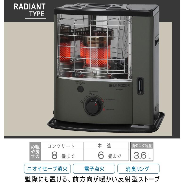 TOYOTOMI（トヨトミ） 石油 ストーブ RS-GE23 (G) オリーブ : タウン