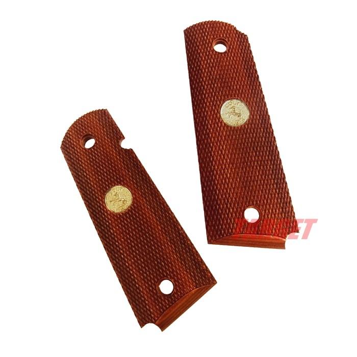 ☆ アルタモント COLT M1911A1 ガバメント用 木製グリップ パネル フル