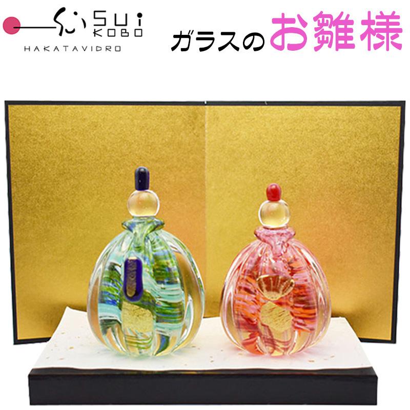 粋工房 雛人形 博多びーどろ メイド・イン・ジャパン 粋工房 雛人形