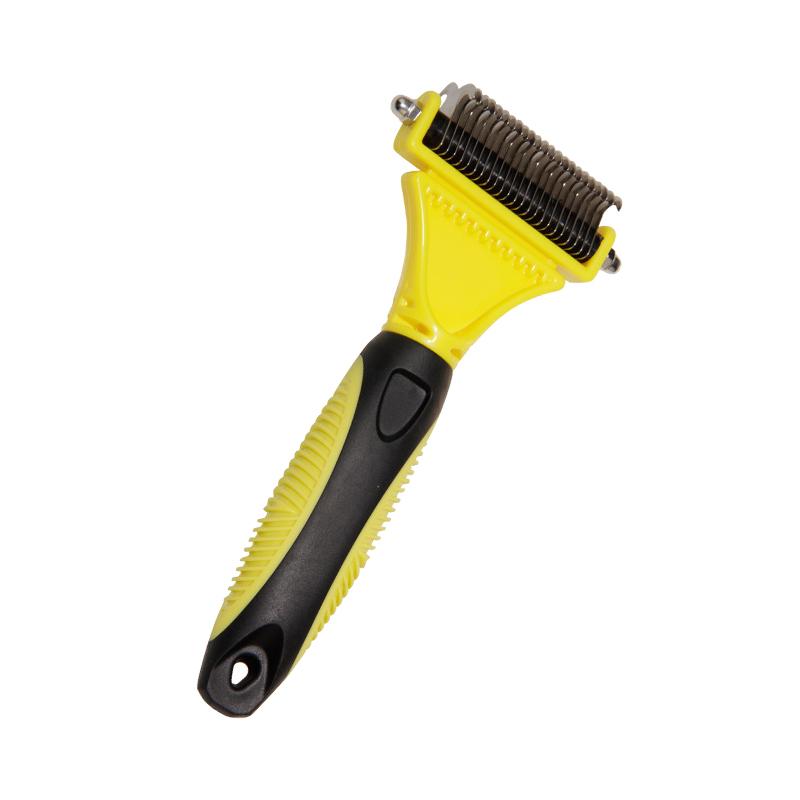 ペット用コーム 毛取り ブラシ 櫛 スリッカー 毛玉取り 犬用 猫用 長毛