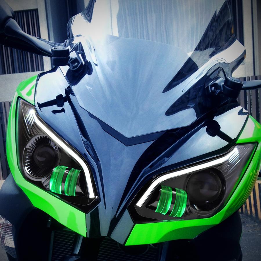 Kawasaki Ninja 250 13-17年 Full LED カスタムヘッドライトキット