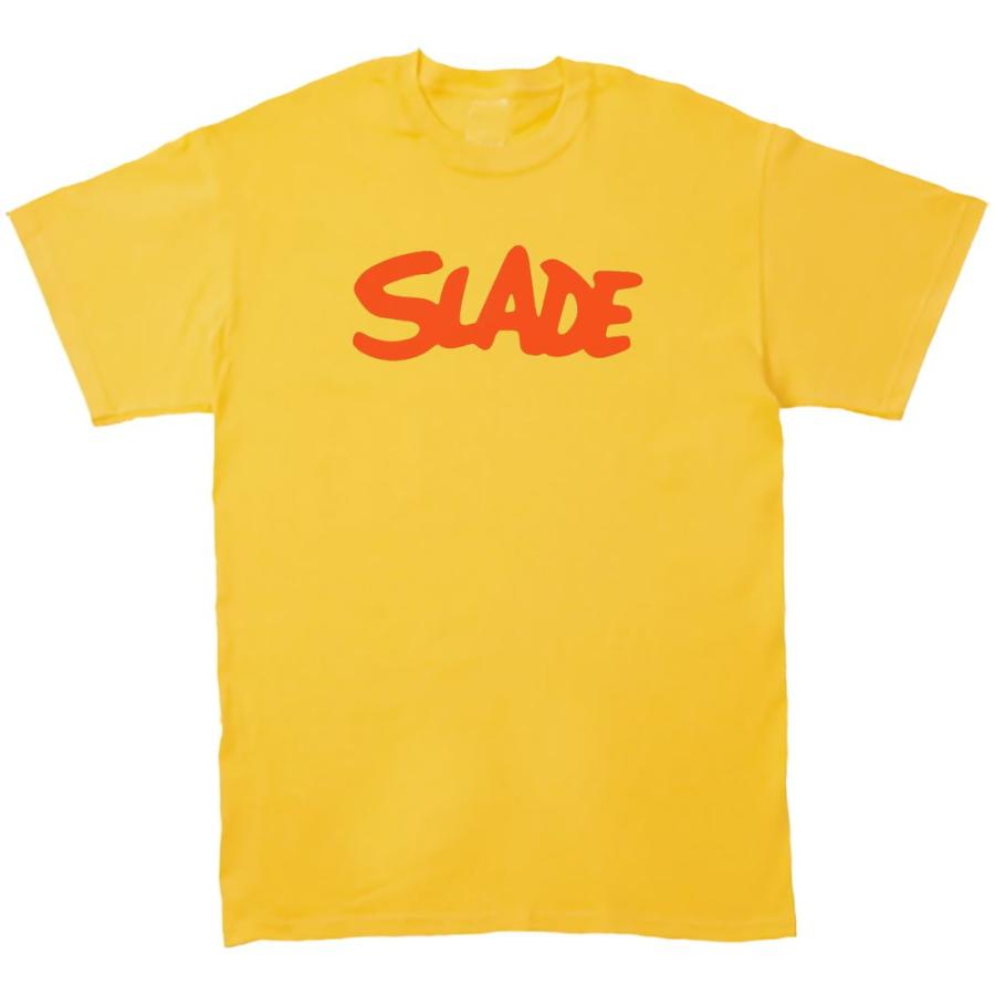 スレイド Slade 音楽Tシャツ ロックTシャツ バンドTシャツ イエロー
