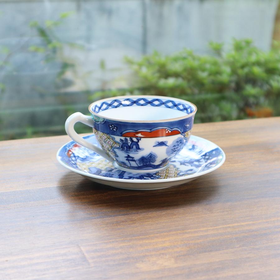 有田焼 紅茶碗 山水（七宝） : 有田焼 器の華 まるふく - 通販 - Yahoo