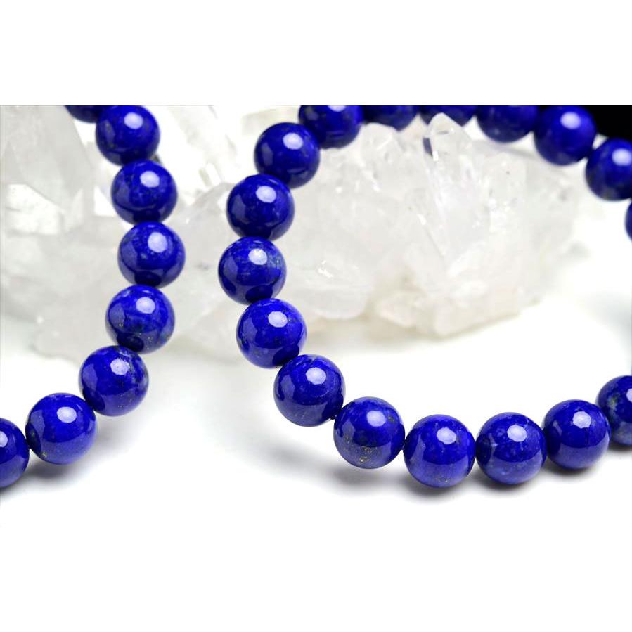 ラピスラズリ ブレスレット (約10mm×20珠) 青金石 数珠 天然石