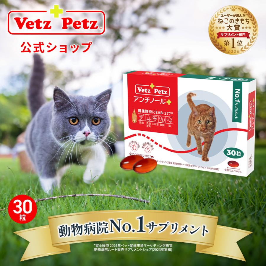 猫用Vetz Petz アンチノールプラス 90粒 正規品