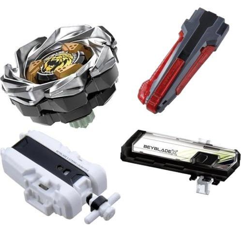 4種セット/ ベイブレード X レオンクレスト + BX-41 ラバーカスタム