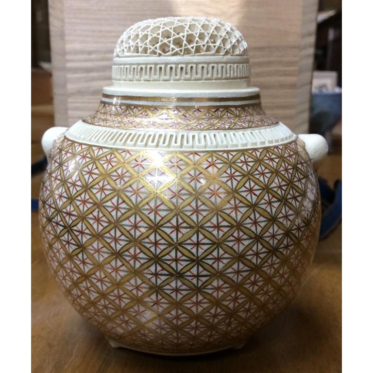 2147 薩摩焼 香炉 蓋なし 2147 薩摩焼 香炉 蓋なし 工芸品
