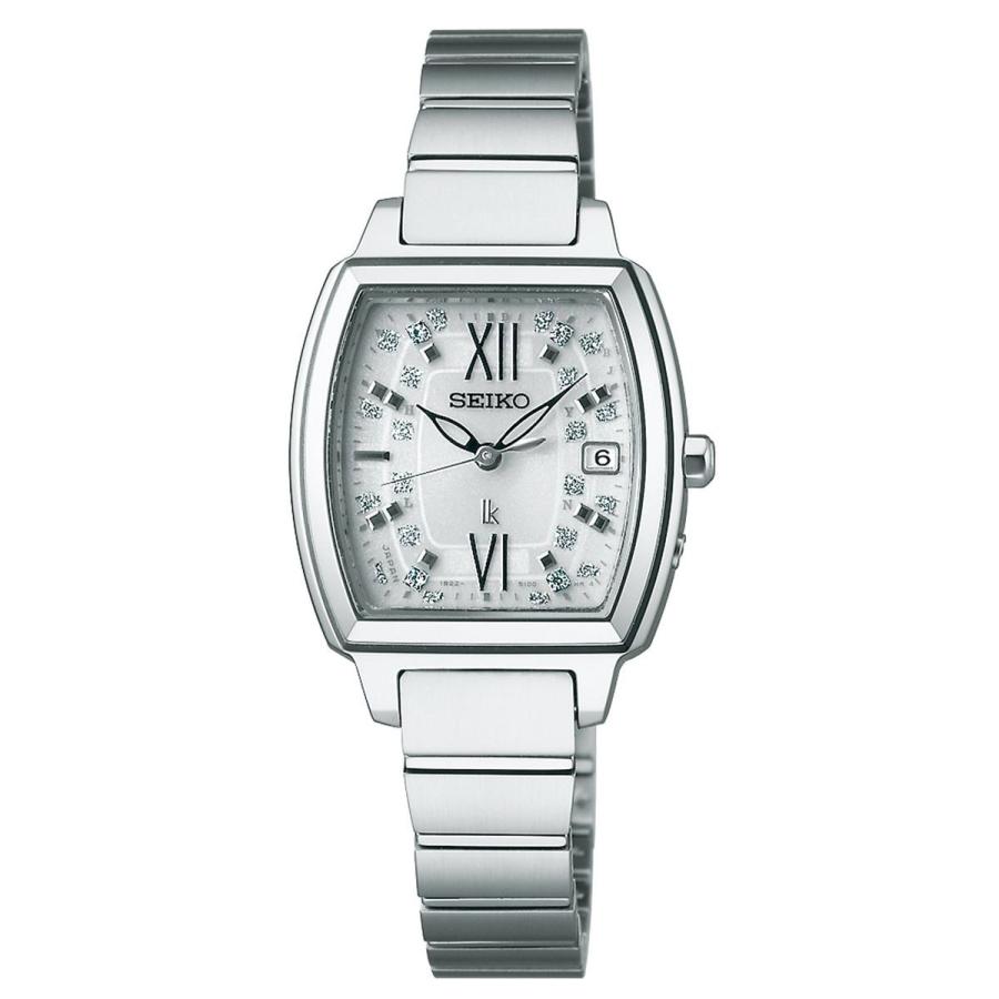 限定品ことリップコラボSEIKOセイコーlkホワイトシルバーソーラー