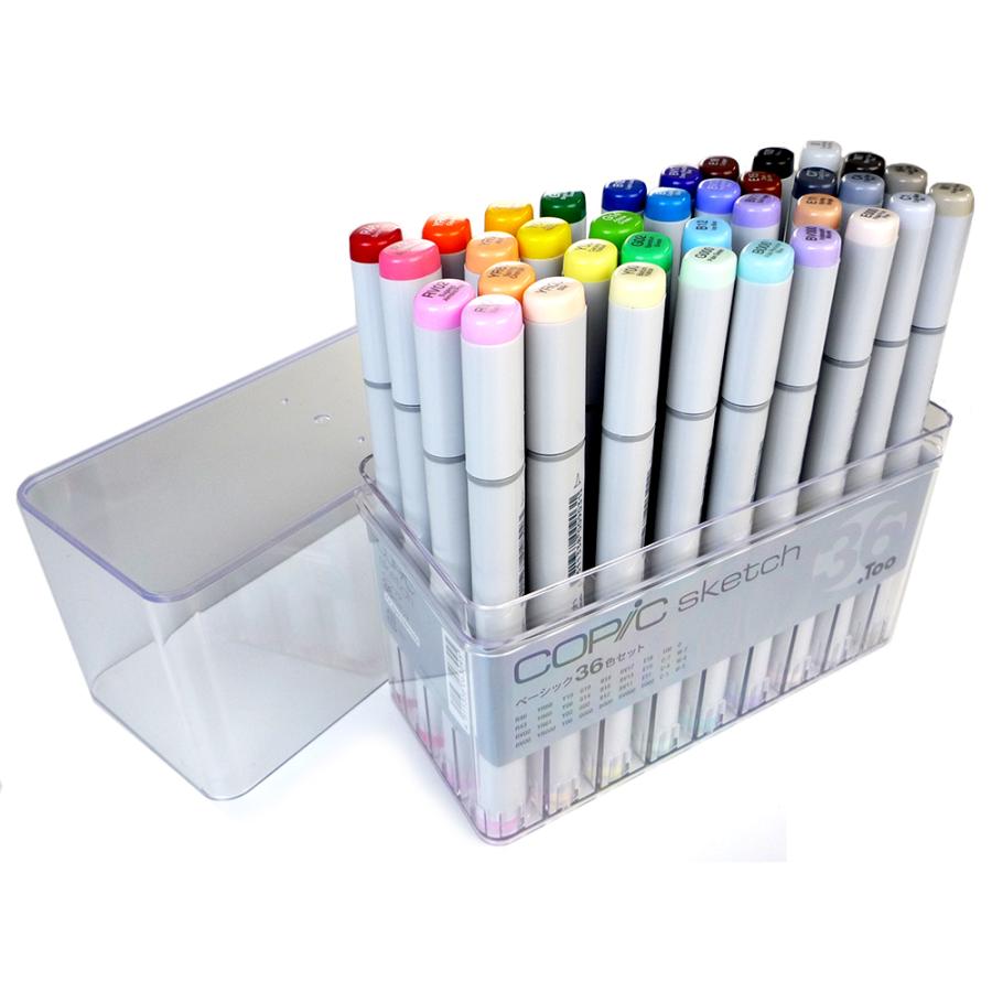 コピックスケッチ コピック ベーシック 36色セット : ゆめ画材 - 通販