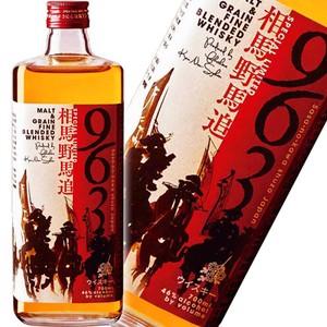 ブレンデッドウィスキー 笹の川 963赤・相馬野馬追ラベル（箱入り