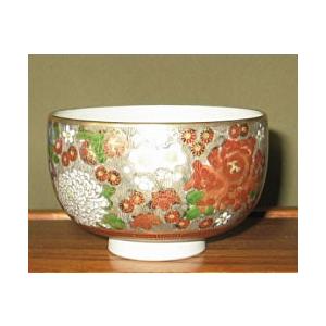 九谷焼 茶道具 抹茶茶碗 極上本金花詰 真山作 : ZAZU&CO. - 通販