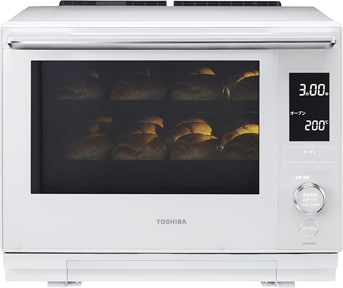 TOSHIBA 東芝 過熱水蒸気オーブンレンジ 石窯ドーム ER-YD3000 （W