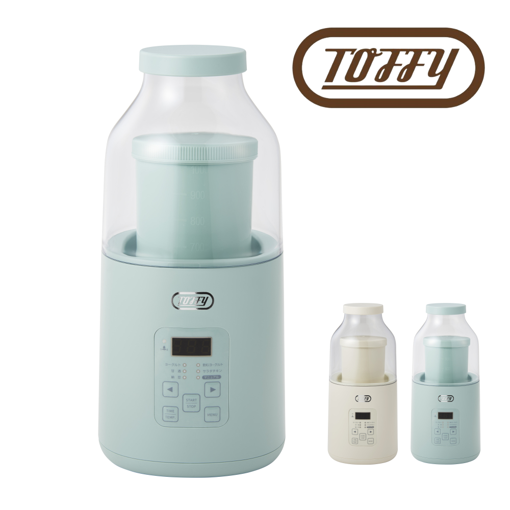 タニカ電器 ヨーグルティアS ガラスセット YS-02GW （ホワイト