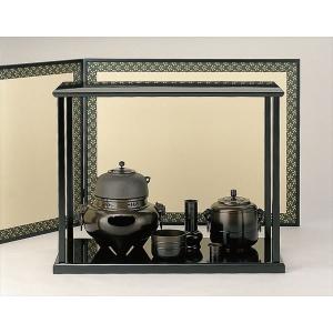 茶道具】般若勘渓作 百陀釜添 唐銅鳳凰風炉（桐箱） : 茶道具 銘茶 左