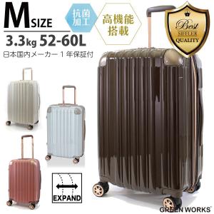 GREEN WORKS GREENWORKS スーツケース 機内持ち込み Sサイズ 拡張式 1