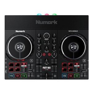 Numark スピーカー内蔵 DJコントローラー Party Mix Live + ヘッドホン