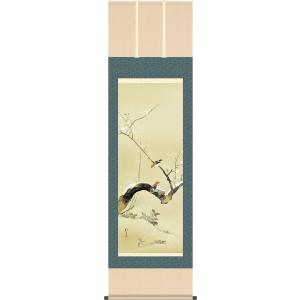 掛け軸 掛軸 宮本武蔵 枯木鳴鵙図 （ こぼくめいげきず ） （尺五